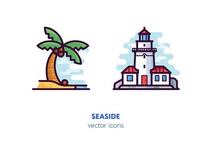 Seaside icons