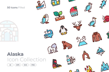 Alaska Filled Icon