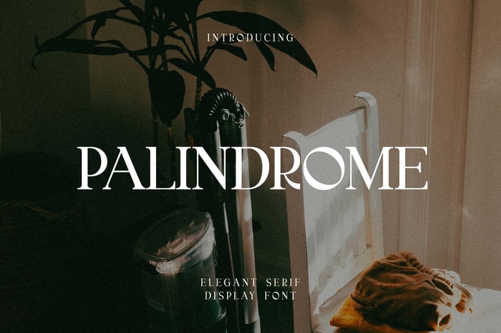 Palindrome Elegant Serif Display Font