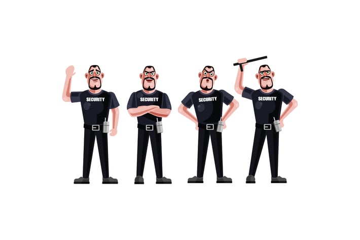 Security Guard Character Set