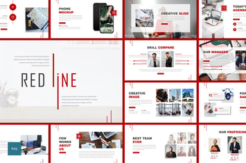 Redline - Creative Keynote Template
