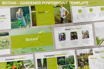 Botani - Gardener Powerpoint Template