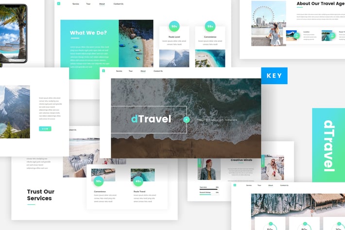 dTravel - Travel Keynote Template