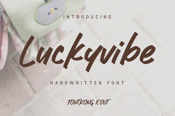Luckyvibe - A Handwritten Font