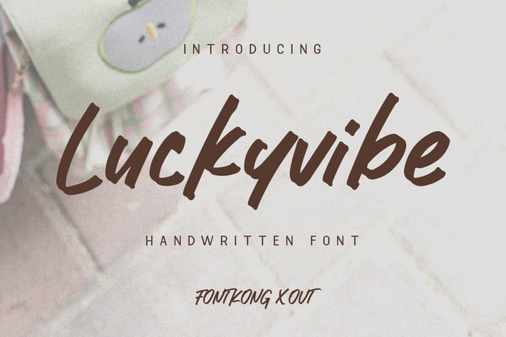 Luckyvibe - A Handwritten Font