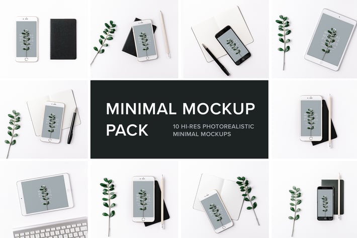Minimal Mockup Pack Photorealistic