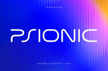Psionic - Futuristic Font
