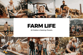 20 Farm Life Lightroom Presets & LUTs
