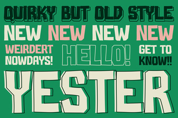 Fun Font - Yester
