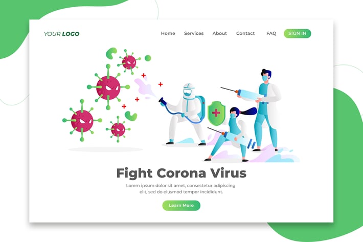 Doctor And Team Fighting With Corona Virus