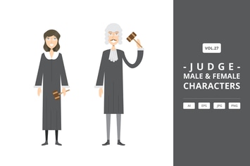 Judge - Male & Female Characters Vol.27