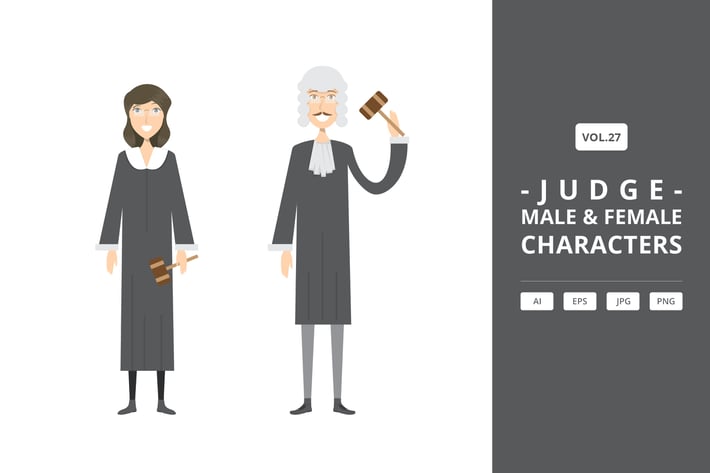 Judge - Male & Female Characters Vol.27