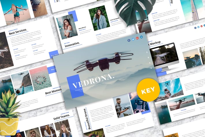 Verdrona - Drone & Photography Keynote Template