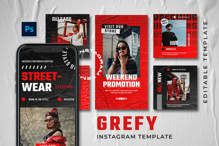 Grefy - Hype Instagram Stories and Post
