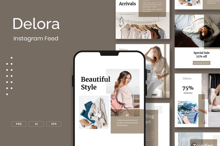 Delora Minimal Fashion Instagram post