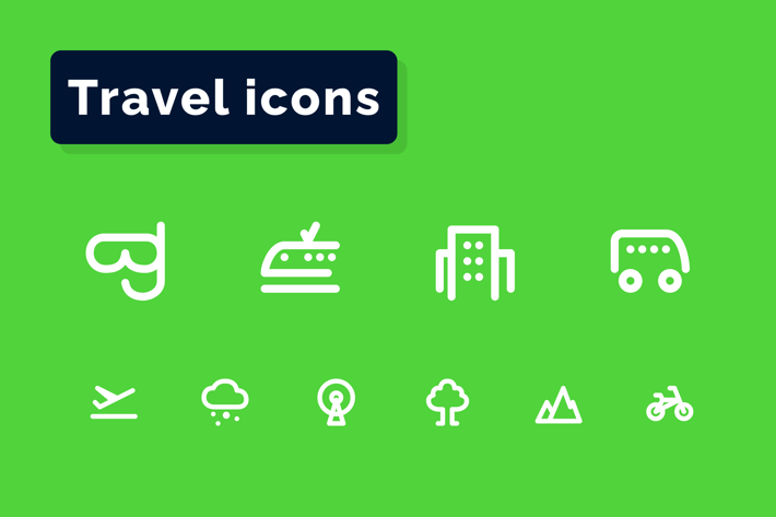 Travel Icons Set