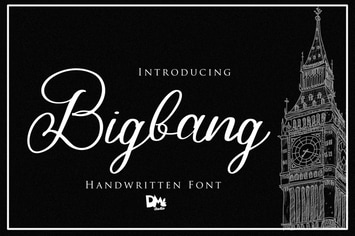 Bigbang - Handwritten Font