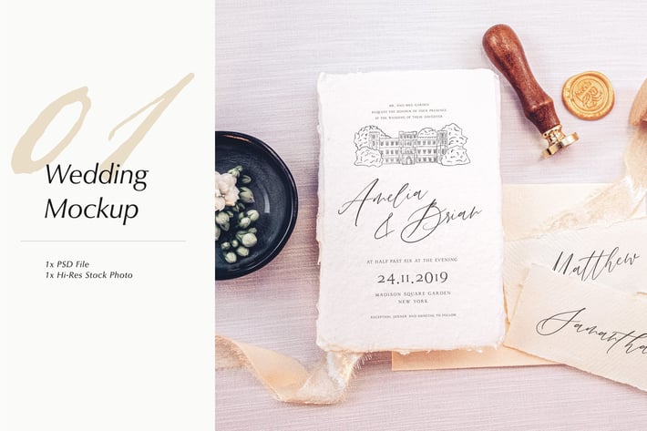 Wedding Photo Mockup 01