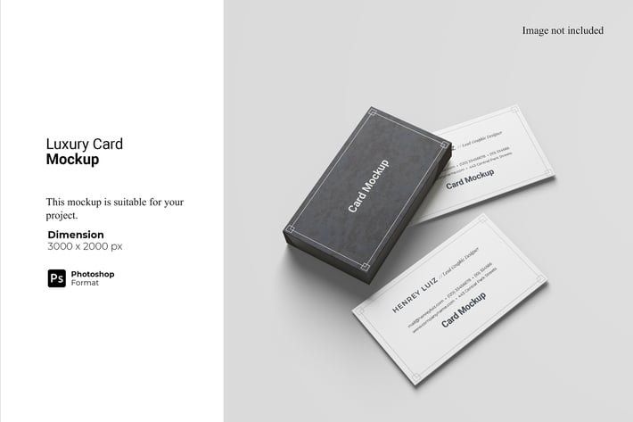 Luxury Card Mockup