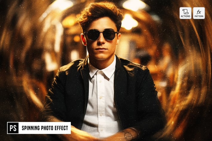 Spinning Photo Effect