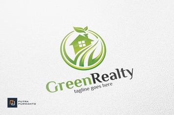 Green Realty / House - Logo Template