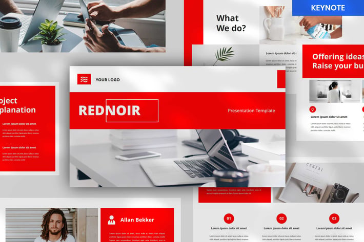 Rednoir Presentation Template