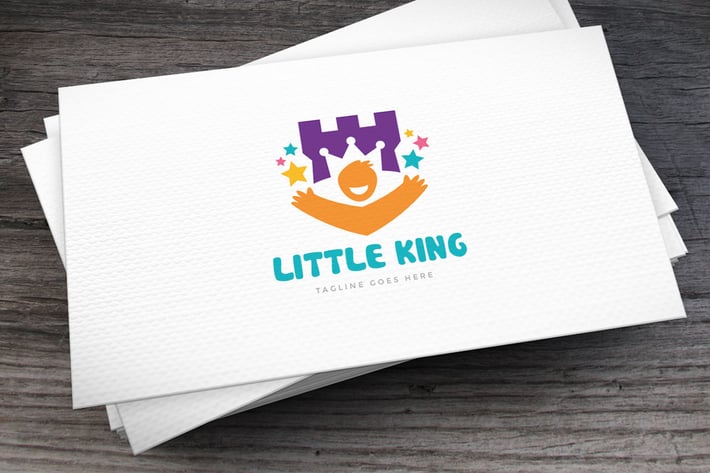 Little King Logo Template