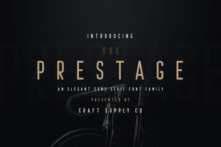 Prestage Font Family