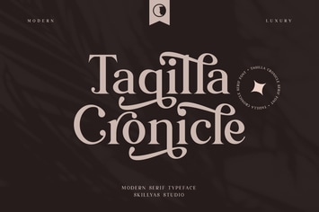 Taqilla Cronicle Playful Serif Font