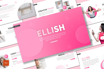 Ellish - Minimal Powerpoint Template