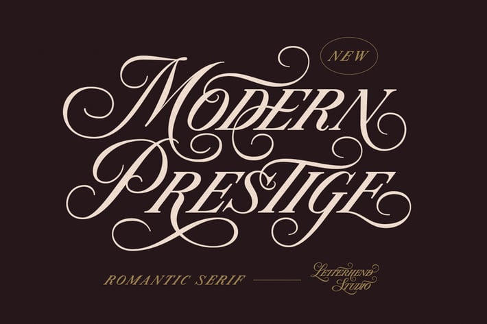 Modern Prestige - Romantic Serif