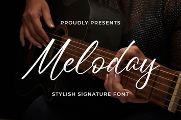 Meloday - Stylish Signature Font