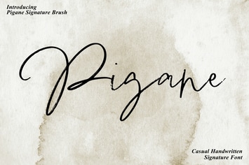 Pigane - Casual Handwritten