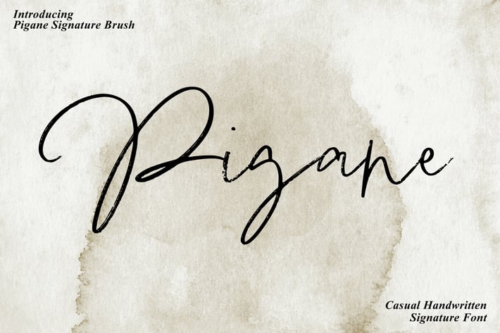 Pigane - Casual Handwritten