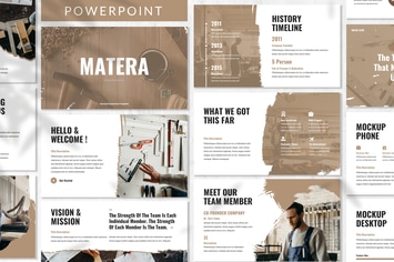 Matera - Company Powerpoint Template