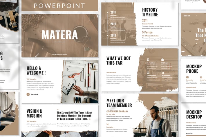Matera - Company Powerpoint Template