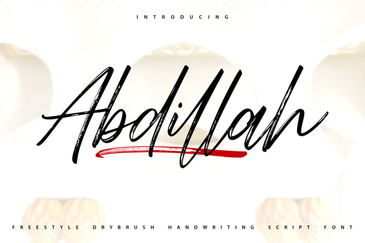 Abdillah | Handwriting Script Font