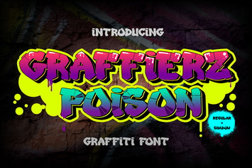 Graffierz Poison - Urban Graffiti Font