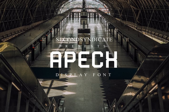 Apech - Display Font