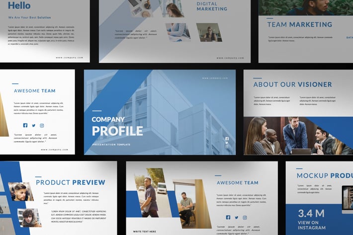 Company Keynote Presentation Template