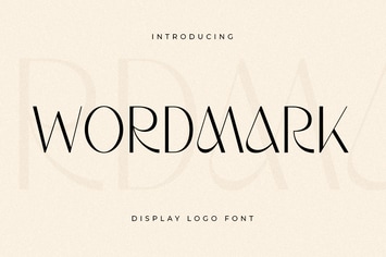 Wordmark - Display Logo Font
