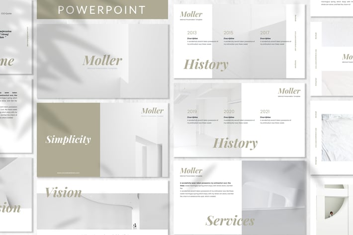 Moller - Lookbook Powerpoint Template