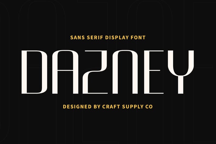 Dazney – Modern Sans Serif