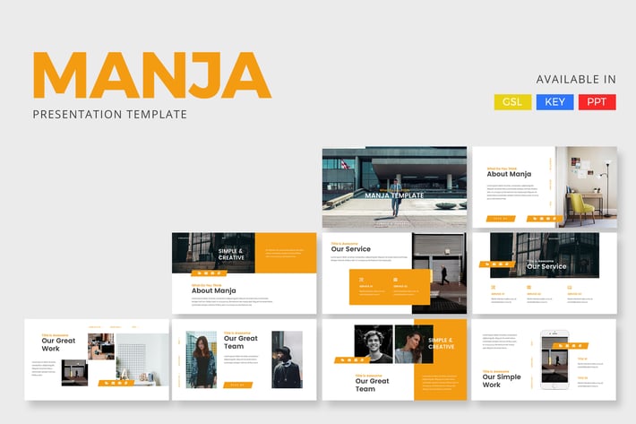 Manja - Corporate Presentation Template
