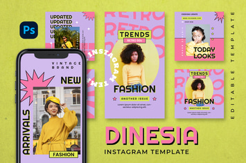 Dinesia - Retro Instagram Stories and Post