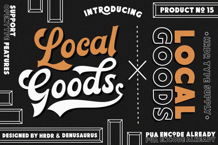 Local Goods - Vintage Font
