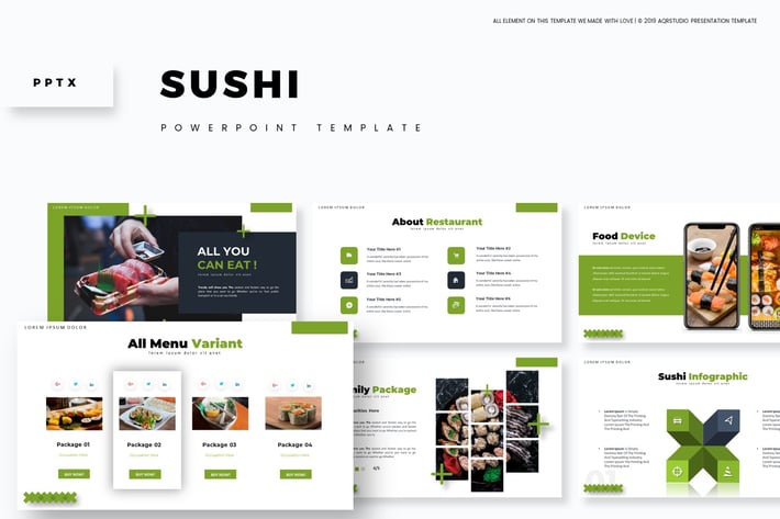 Sushi - Powerpoint Template