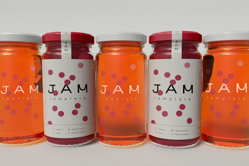 Jam Jar Mockup