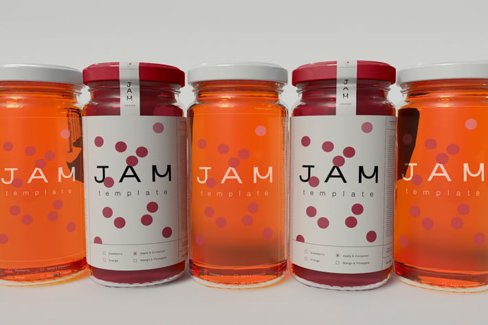 Jam Jar Mockup
