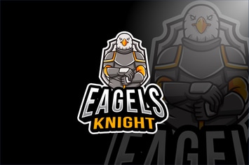 Eagles Knight Esport Logo Template